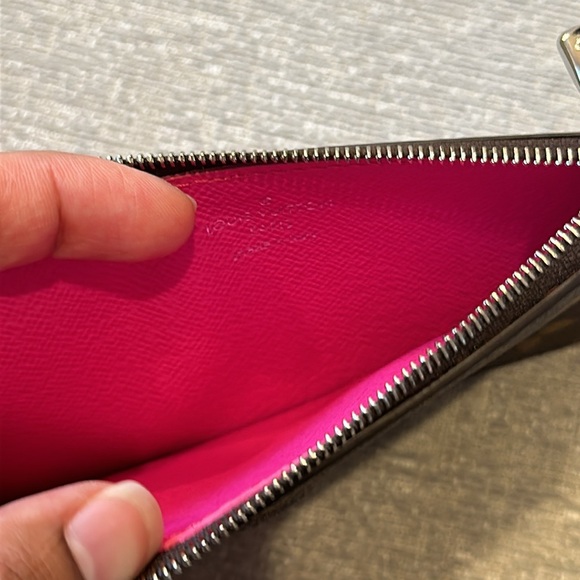Louis Vuitton Card Coin Holder Wallet Fuchsia - Picture 8 of 12